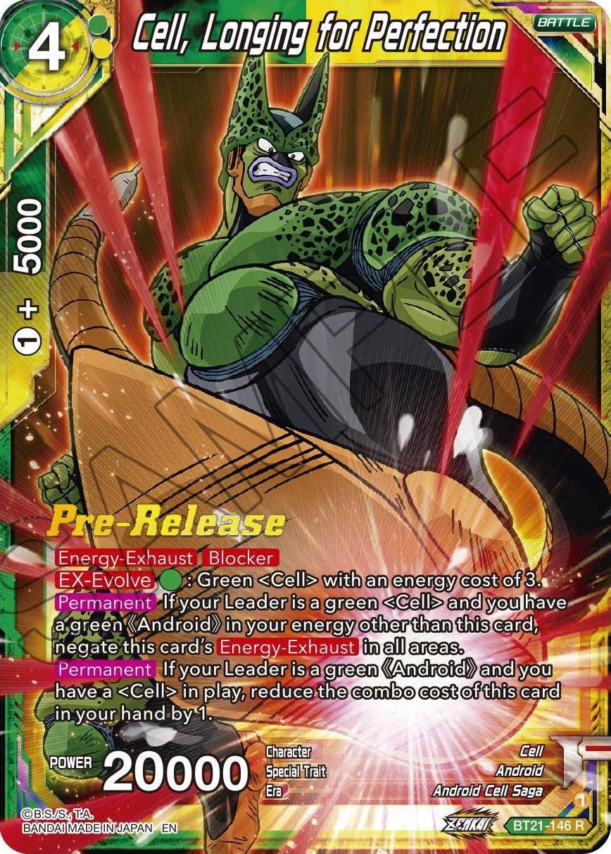 Cell, Longing for Perfection (BT21-146) [Wild Resurgence Pre-Release Cards] - POKÉ JEUX