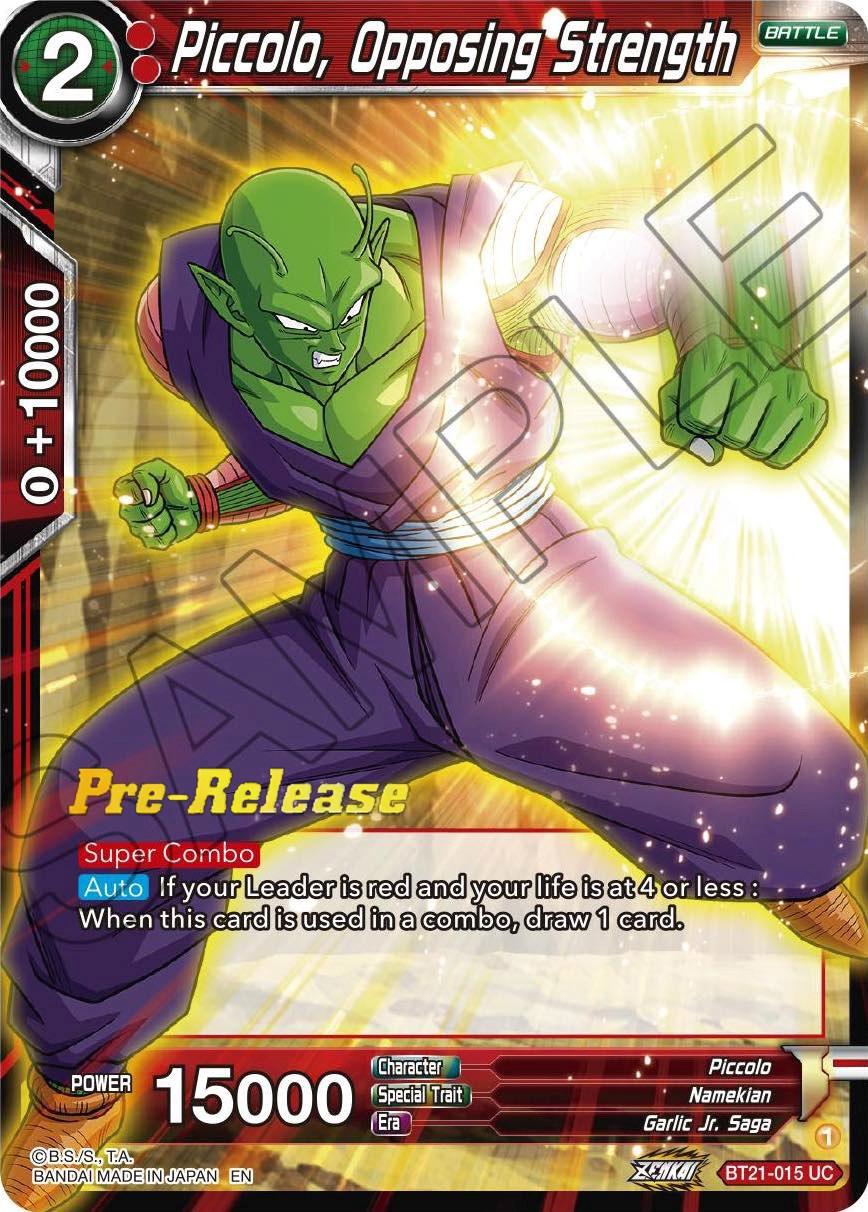 Piccolo, Opposing Strength (BT21-015) [Wild Resurgence Pre-Release Cards] - POKÉ JEUX