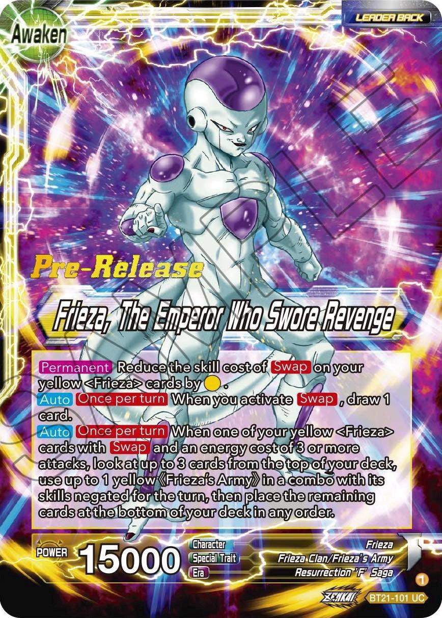 Frieza // Frieza, The Emperor Who Swore Revenge (BT21-101) [Wild Resurgence Pre-Release Cards] - POKÉ JEUX