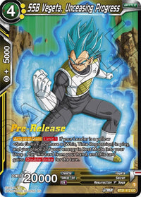 SSB Vegeta, Unceasing Progress (BT21-112) [Wild Resurgence Pre-Release Cards] - POKÉ JEUX
