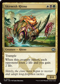 Skirmish Rhino (TDM-224) - Tarkir: Dragonstorm Foil