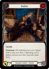 Isolate (Red) [UZU014] (Outsiders Uzuri Blitz Deck) - POKÉ JEUX
