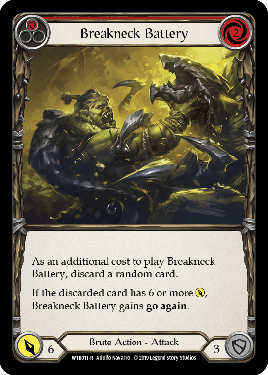 Breakneck Battery (Red) [WTR011-R] (Welcome to Rathe) Alpha Print Normal - POKÉ JEUX