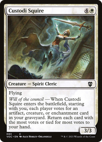 Custodi Squire [Innistrad: Crimson Vow Commander]