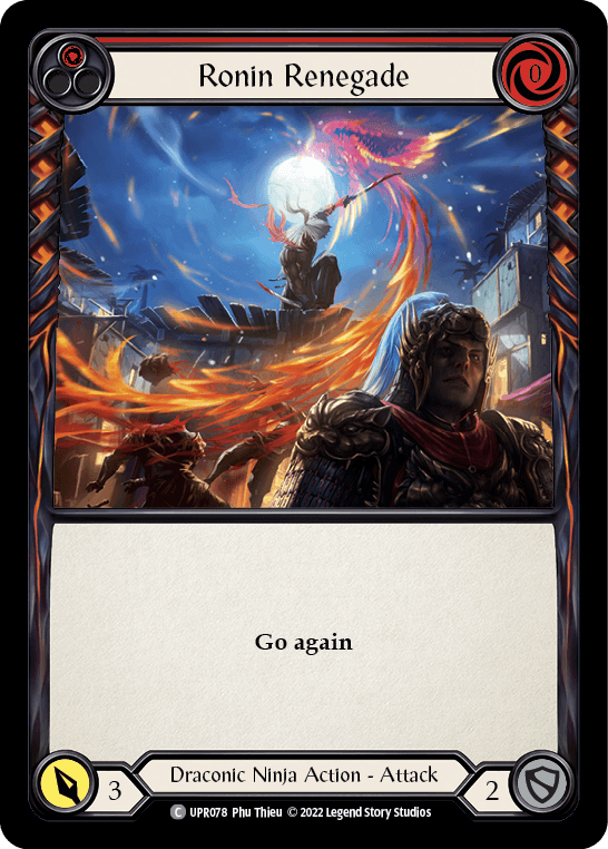 Ronin Renegade (Red) [UPR078] (Uprising) Rainbow Foil - POKÉ JEUX