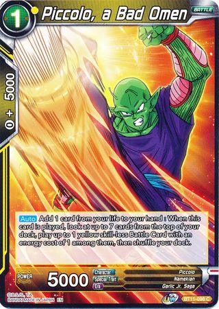 Piccolo, a Bad Omen (BT11-098) [Vermilion Bloodline] - POKÉ JEUX