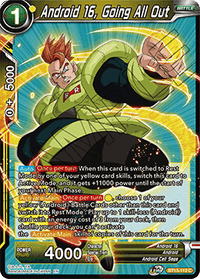 Android 16, Going All Out (Common) (BT13-112) [Supreme Rivalry] - POKÉ JEUX