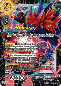 Demon God Shroom & Demon God Salsa, Imminent Annihilation (BT18-123) [Dawn of the Z-Legends Prerelease Promos] - POKÉ JEUX