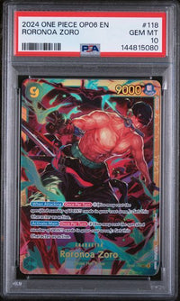 RORONOA ZORO #118 PSA 10 Cert #144815080