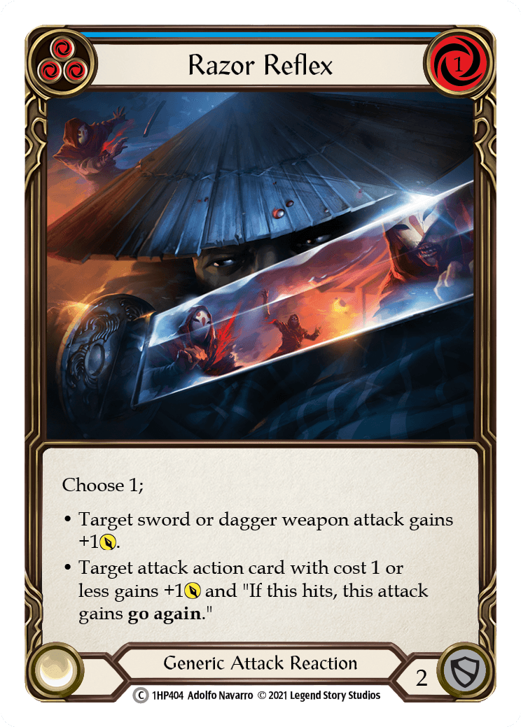 Razor Reflex (Blue) [1HP404] (History Pack 1) - POKÉ JEUX