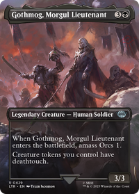 Gothmog, Morgul Lieutenant (Borderless Alternate Art) [The Lord of the Rings: Tales of Middle-Earth]