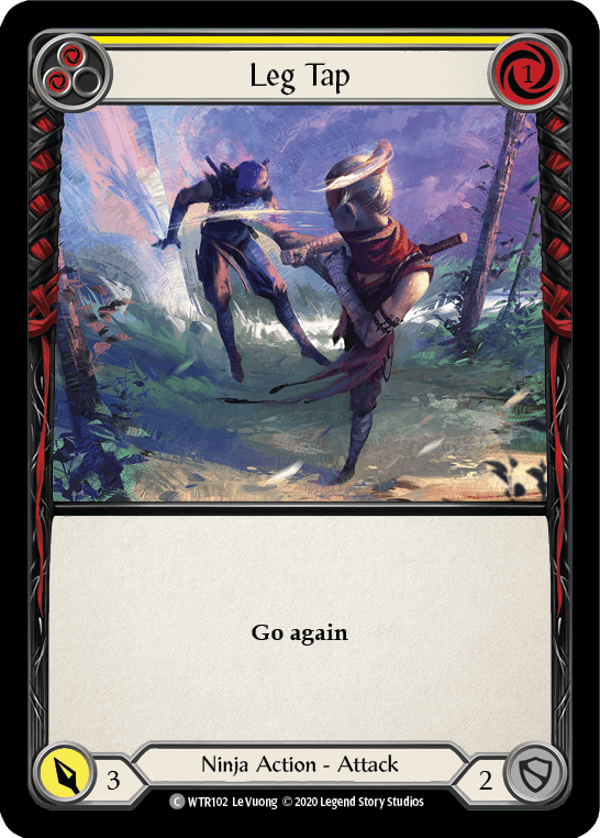 Leg Tap (Yellow) [U-WTR102] (Welcome to Rathe Unlimited) Unlimited Rainbow Foil - POKÉ JEUX