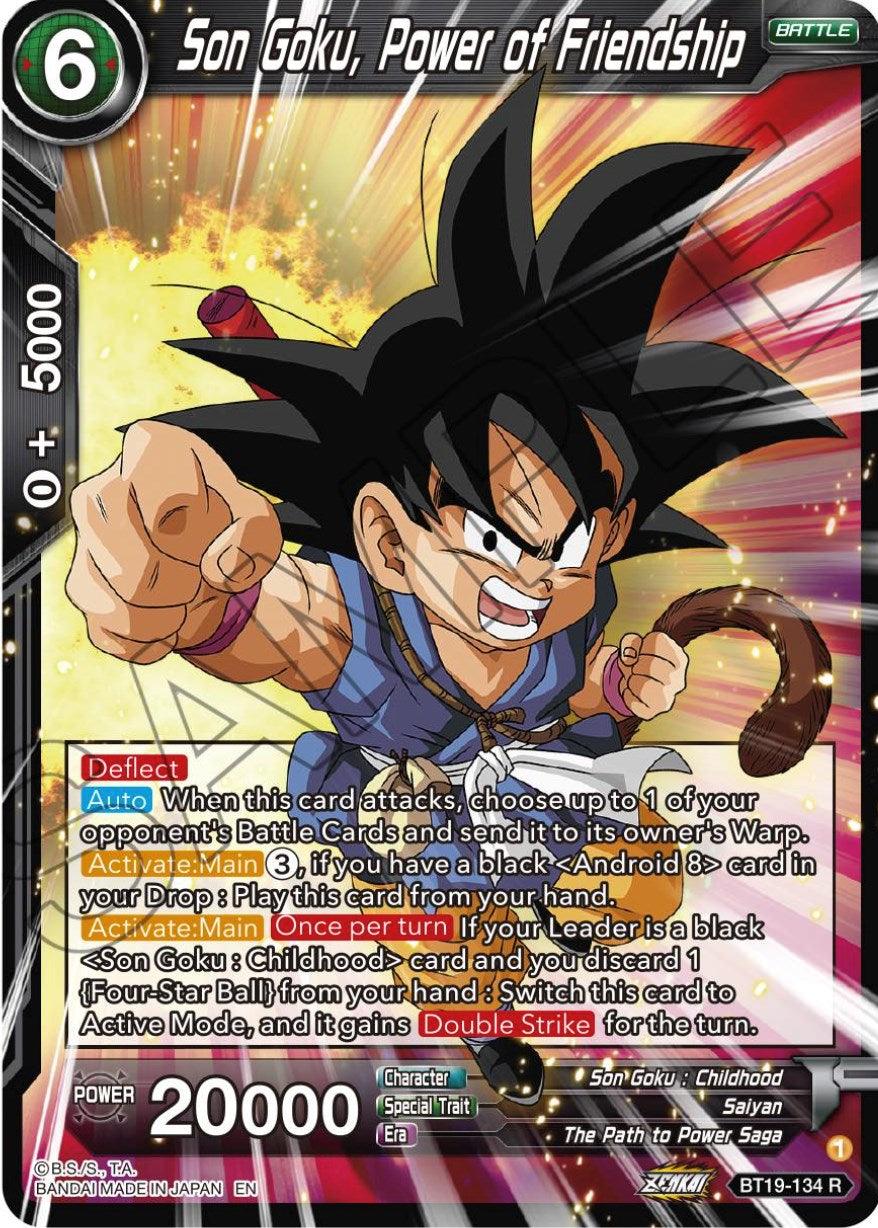 Son Goku, Power of Friendship (BT19-134) [Fighter's Ambition] - POKÉ JEUX