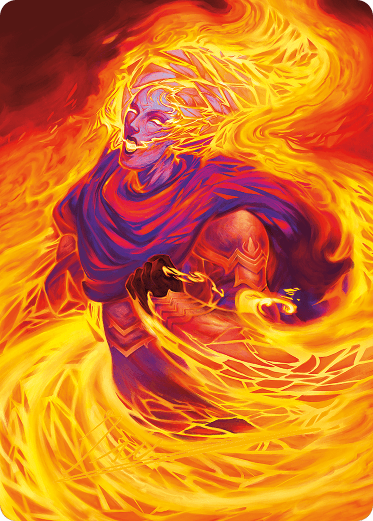 Flare of Duplication Art Card (Gold-Stamped Signature) [Modern Horizons 3 Art Series] - POKÉ JEUX
