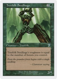 Treefolk Seedlings [Seventh Edition]