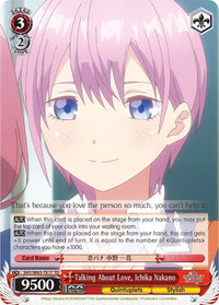 Parler d'amour, Ichika Nakano (5HY/W83-TE17 TD) [Les quintuplés quintessentiels] 
