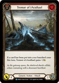 Tremor of iArathael (Red) [MON254] (Monarch) 1st Edition Normal - POKÉ JEUX
