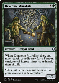 Draconic Muralists [Commander Legends: Battle for Baldur's Gate]