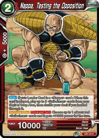 Nappa, Testing the Opposition (EB1-05) [Battle Evolution Booster] - POKÉ JEUX