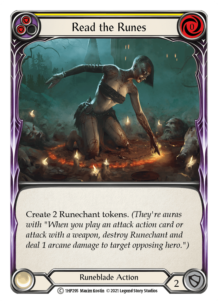 Read the Runes (Yellow) [1HP295] (History Pack 1) - POKÉ JEUX