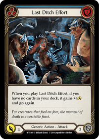 Last Ditch Effort [WTR161-S] (Welcome to Rathe) Alpha Print Normal - POKÉ JEUX
