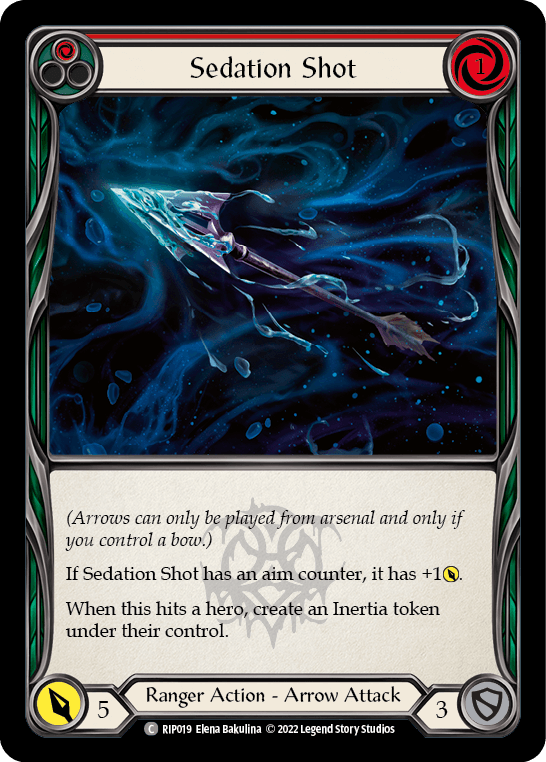 Sedation Shot (Red) [RIP019] (Outsiders Riptide Blitz Deck) - POKÉ JEUX