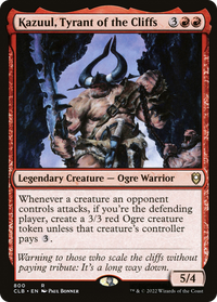 Kazuul, Tyrant of the Cliffs [Commander Legends: Battle for Baldur's Gate]