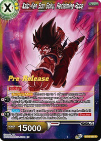 Kaio-Ken Son Goku, Reclaiming Hope (BT15-093) [Saiyan Showdown Prerelease Promos] - POKÉ JEUX