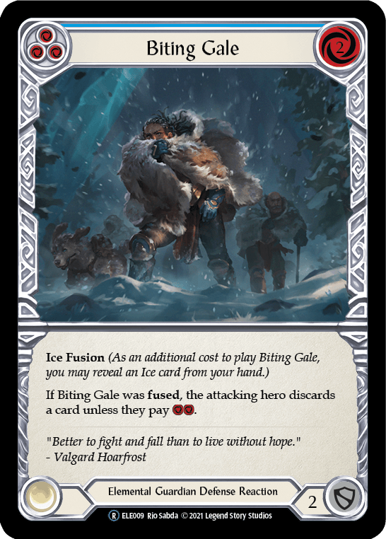Biting Gale (Blue) [U-ELE009] (Tales of Aria Unlimited) Unlimited Normal - POKÉ JEUX
