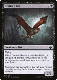 Courier Bat [Innistrad: Crimson Vow]