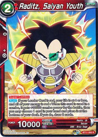 Raditz, Saiyan Youth (BT11-005) [Vermilion Bloodline] - POKÉ JEUX