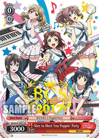 Ravi de vous rencontrer Poppin'Party (BD/W47-PE01 PR) (BCS printemps 2017) (Promo) [Cartes d'événement Bushiroad] 