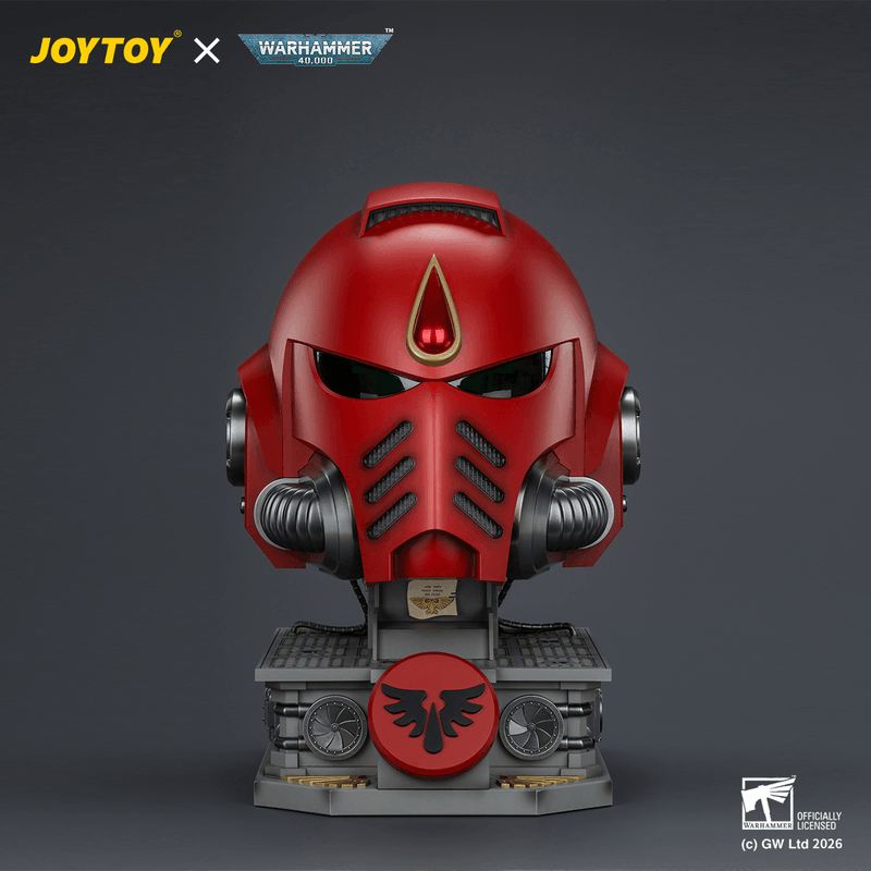 Blood Angels MkX Helmet & Display Stand (Pre-Order)