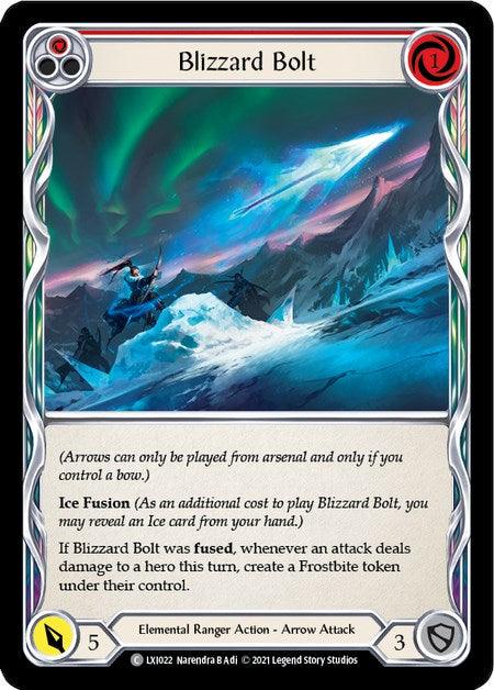 Blizzard Bolt (Red) [LXI022] (Tales of Aria Lexi Blitz Deck) 1st Edition Normal - POKÉ JEUX