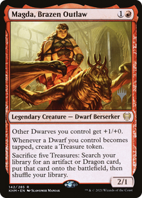 Magda, Brazen Outlaw (Promo Pack) [Kaldheim Promos]