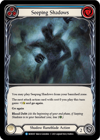 Seeping Shadows (Blue) [MON167-RF] (Monarch) 1st Edition Rainbow Foil - POKÉ JEUX