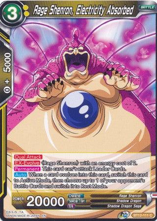 Rage Shenron, Electricity Absorbed (BT12-111) [Vicious Rejuvenation] - POKÉ JEUX