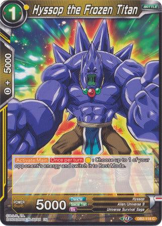 Hyssop the Frozen Titan (DB2-118) [Divine Multiverse] - POKÉ JEUX