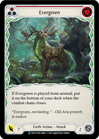 Evergreen (Red) [U-ELE119] (Tales of Aria Unlimited) Unlimited Rainbow Foil - POKÉ JEUX