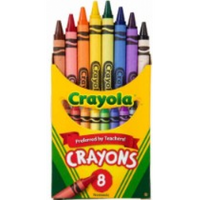 CRAYOLA - 8 CRAYONS (Special Order)