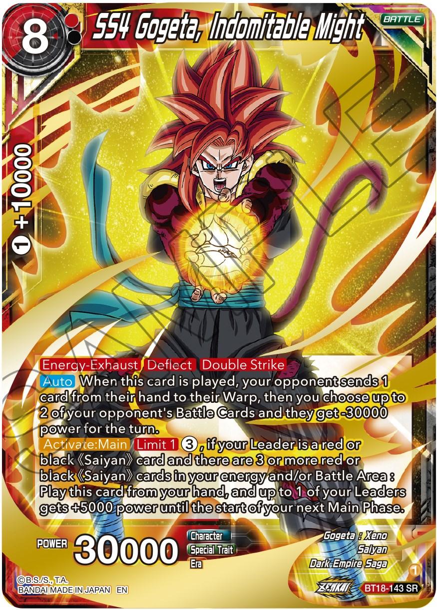 SS4 Gogeta, Indomitable Might (BT18-143) [Dawn of the Z-Legends] - POKÉ JEUX