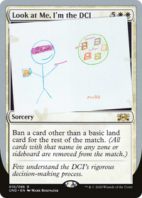 Look at Me, I'm the DCI [Unsanctioned]