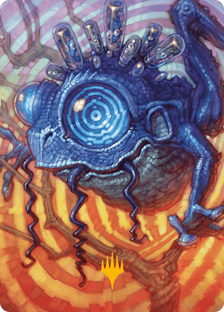 Psychic Frog Art Card (Gold-Stamped Planeswalker Symbol) [Modern Horizons 3 Art Series] - POKÉ JEUX