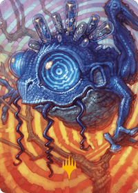 Psychic Frog Art Card (Gold-Stamped Planeswalker Symbol) [Modern Horizons 3 Art Series] - POKÉ JEUX