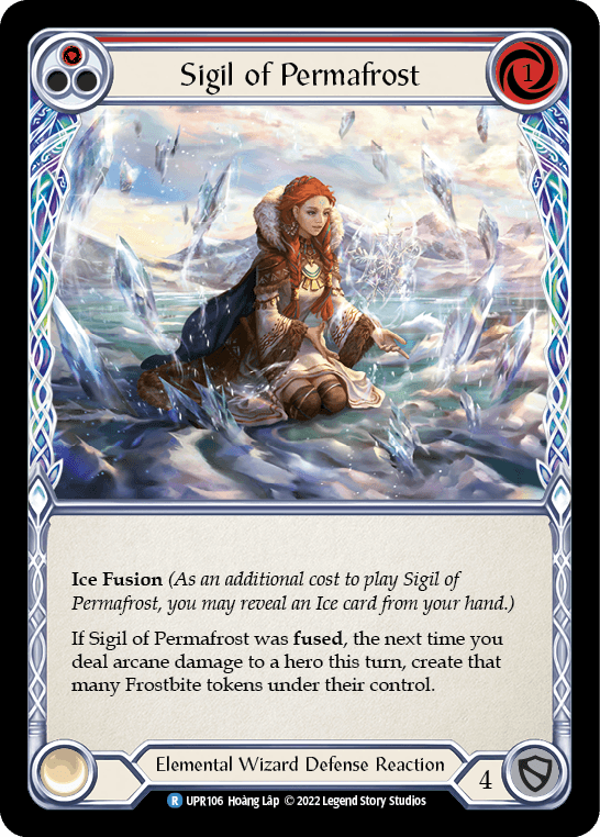 Sigil of Permafrost (Red) [UPR106] (Uprising) - POKÉ JEUX