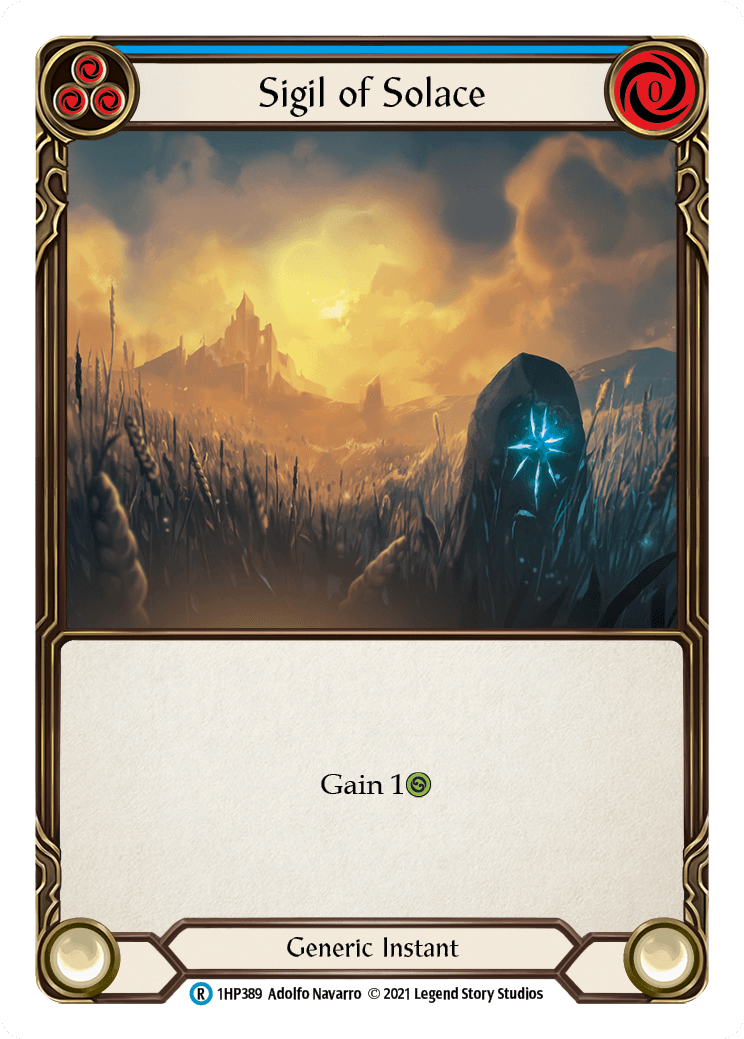 Sigil of Solace (Blue) [1HP389] (History Pack 1) - POKÉ JEUX