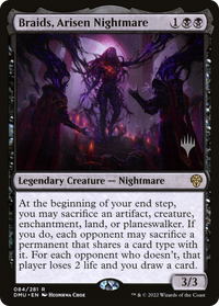 Tresses, Cauchemar Arisen (Pack Promo) [Dominaria United Promos] 