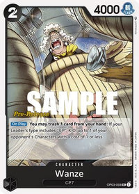 Wanze [Cartes pré-version Piliers de Force] 