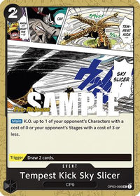 Tempest Kick Sky Slicer [Cartes pré-version Piliers de Force] 