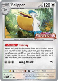 Pelipper (Prerelease) (22) - SV Scarlet & Violet Promo Cards Holofoil